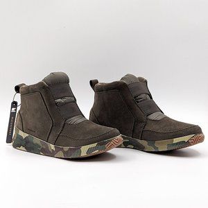 Sorel Women Out N About Plus Mid Camo Suede Winter Boots size 7